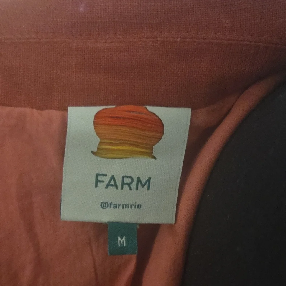 Farm Rio Linen Rust Blazer - Picture 6 of 6
